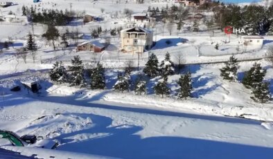 Perşembe Yaylası’nda Kışın Kar Güzelliği